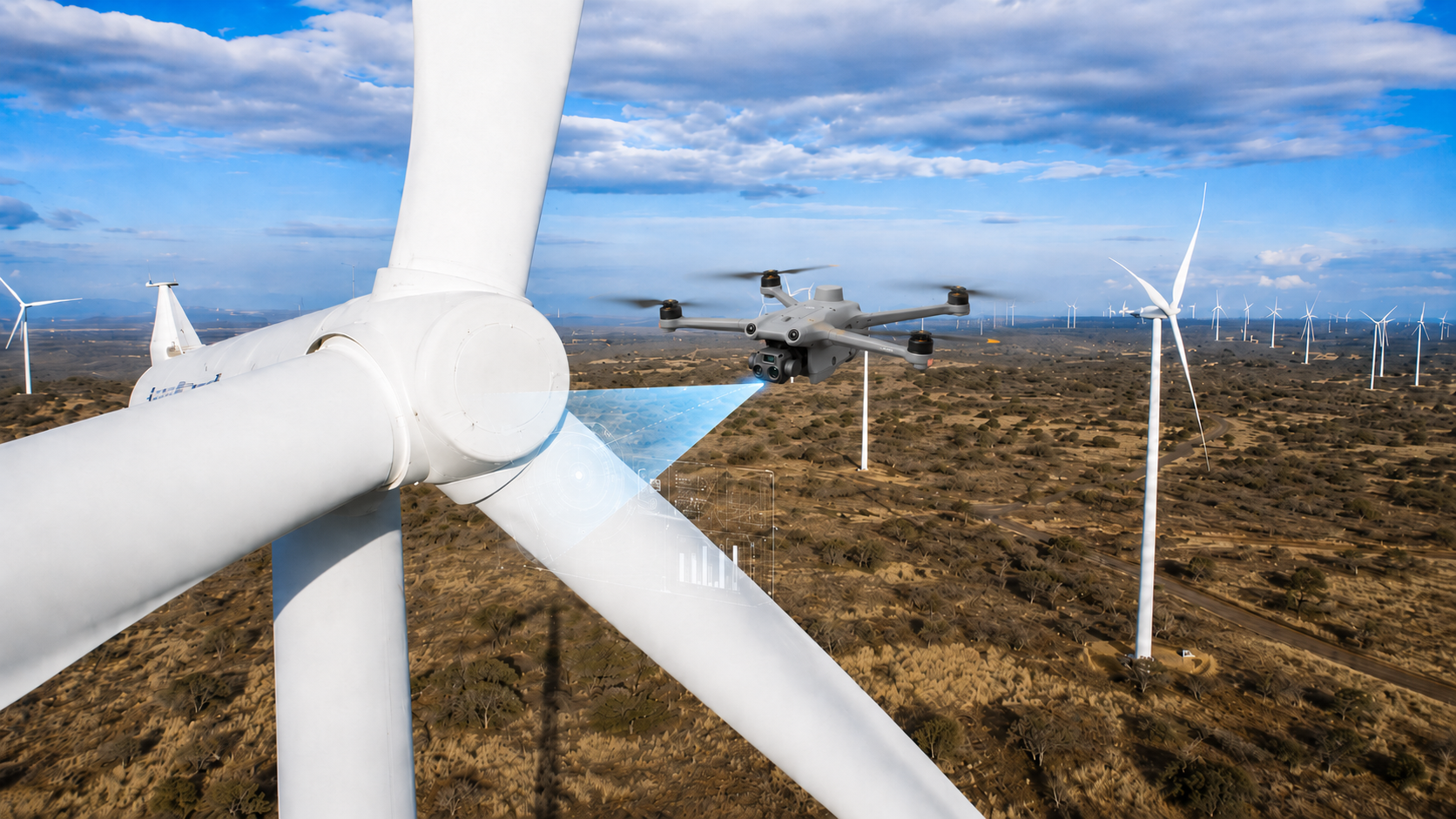 Wind farm autonomous inspection data capture
