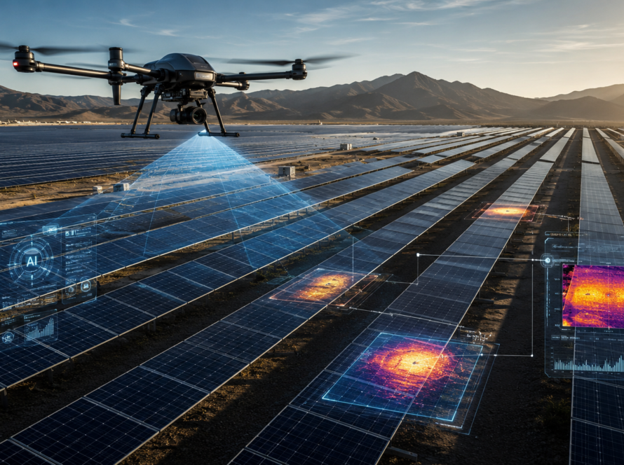 How AI Detects PV Hotspots and Module Defects