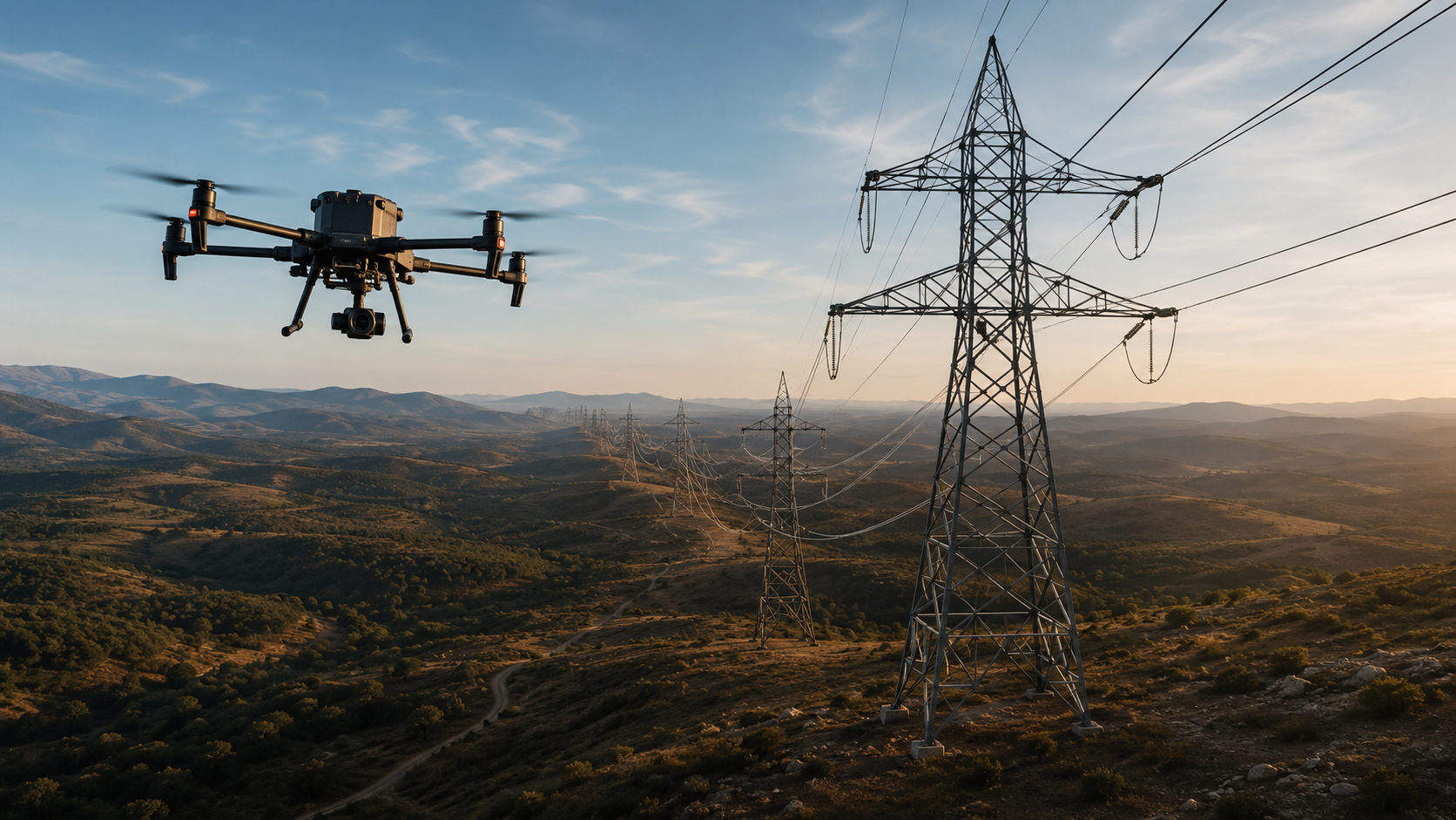 BVLOS Drone Inspection for Power Transmission Lines