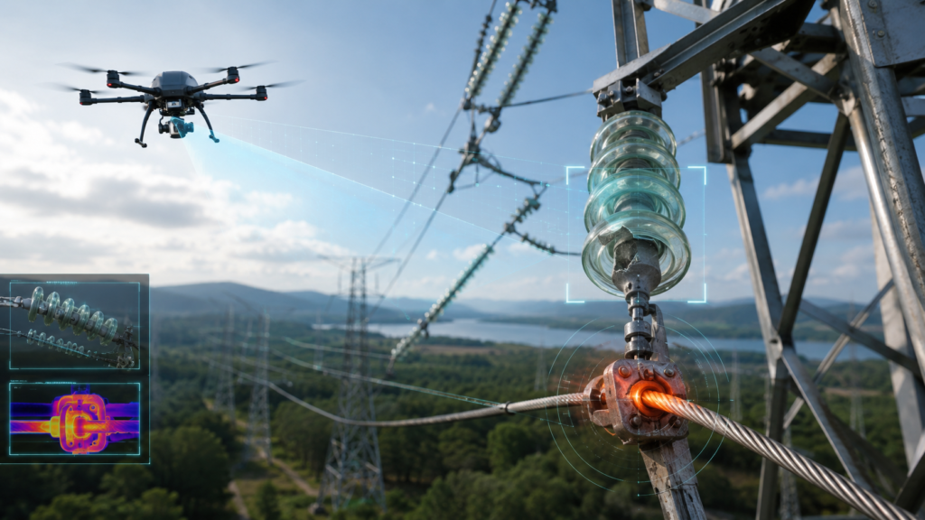 How AI Detects Insulator Damage and Conductor Overheating