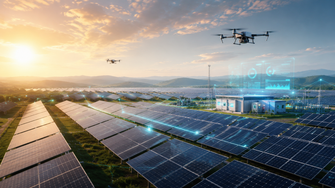Smart Solar Power Plant Solutions How AI Improves PV Operations