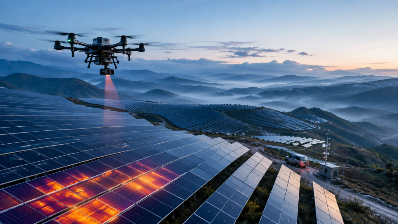100MW Solar Drone Inspection Case Study