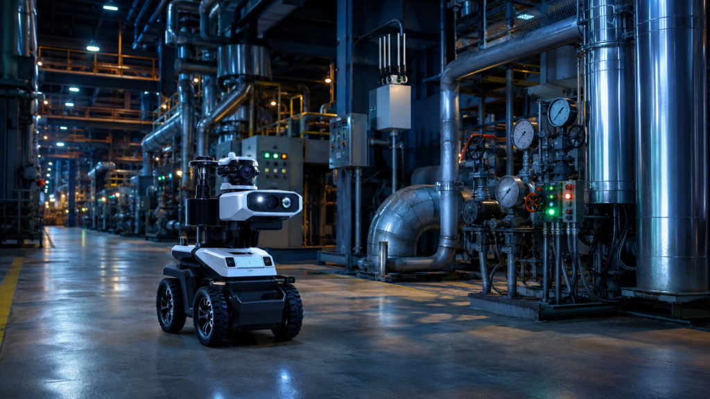 5G Robot Inspection for Thermal Power Plants