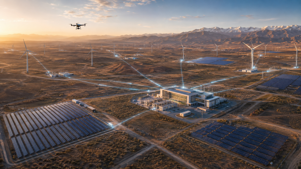 Regional Smart Station Management for Renewable Energy Sites