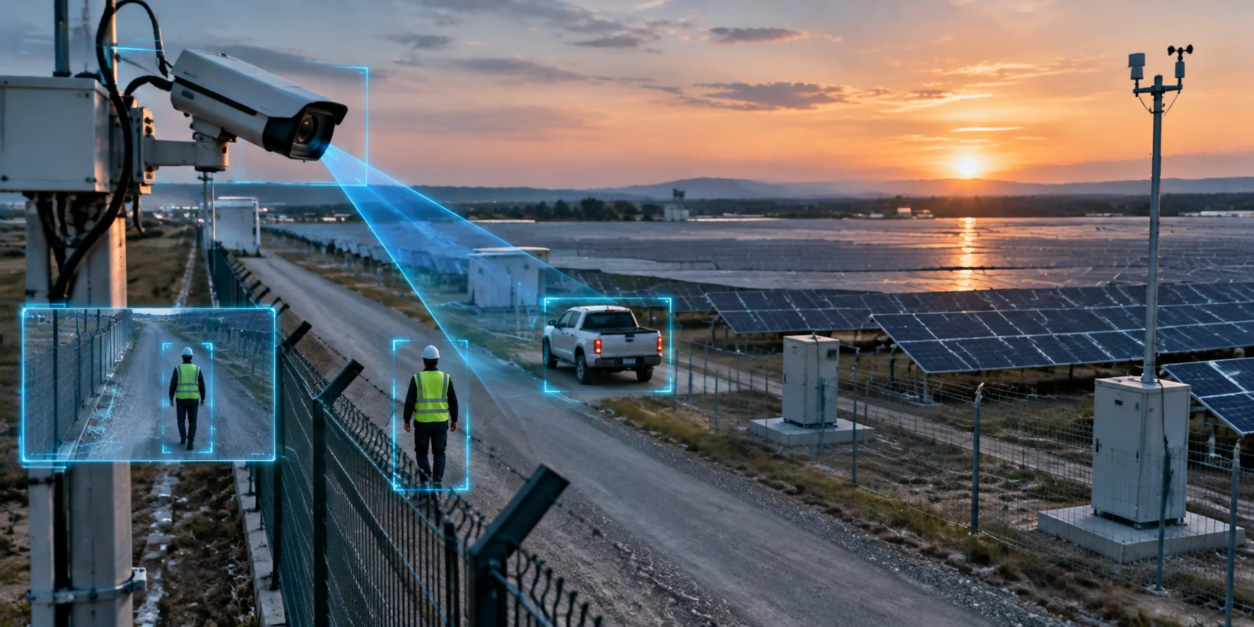 AI Video Analytics for Solar Power Plant Safety Monitoring