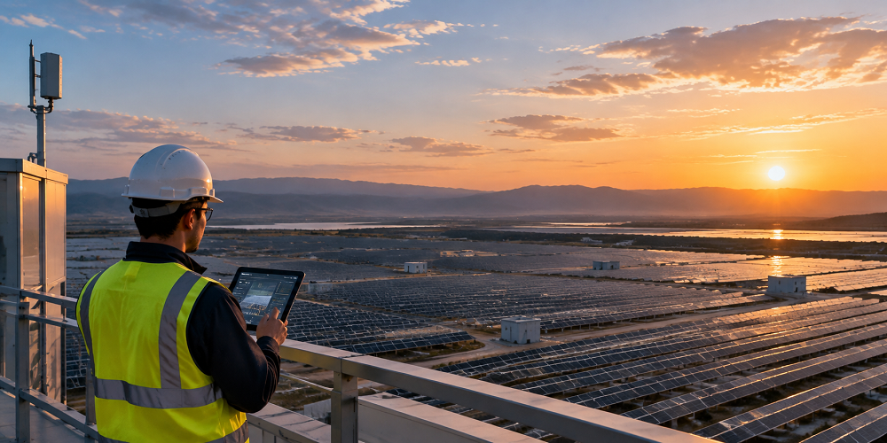 Smart Solar O&M Solutions for Large-Scale PV Power Stations