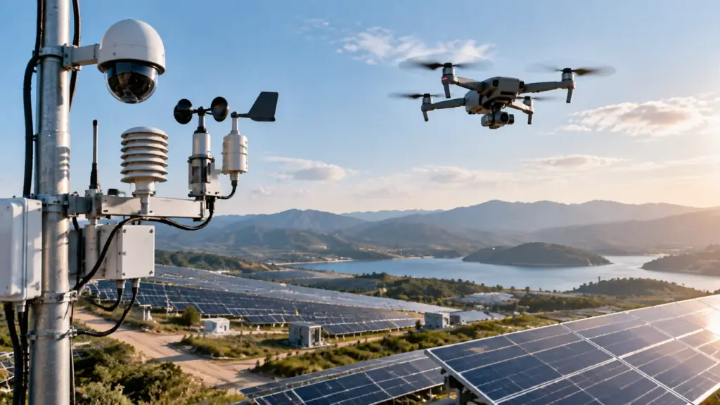 Smart PV Plant Management: Connecting Drones, Sensors, Cameras, and AI